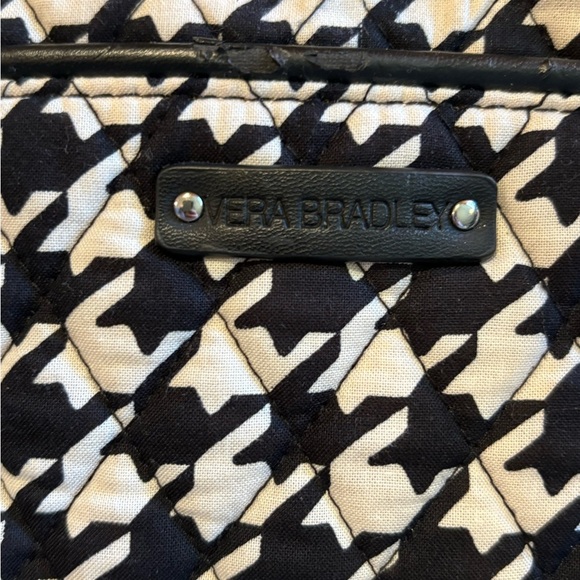 Vera Bradley Women's Trimmed Trapeze Crossbody Midnight Houndstooth - Picture 6 of 12